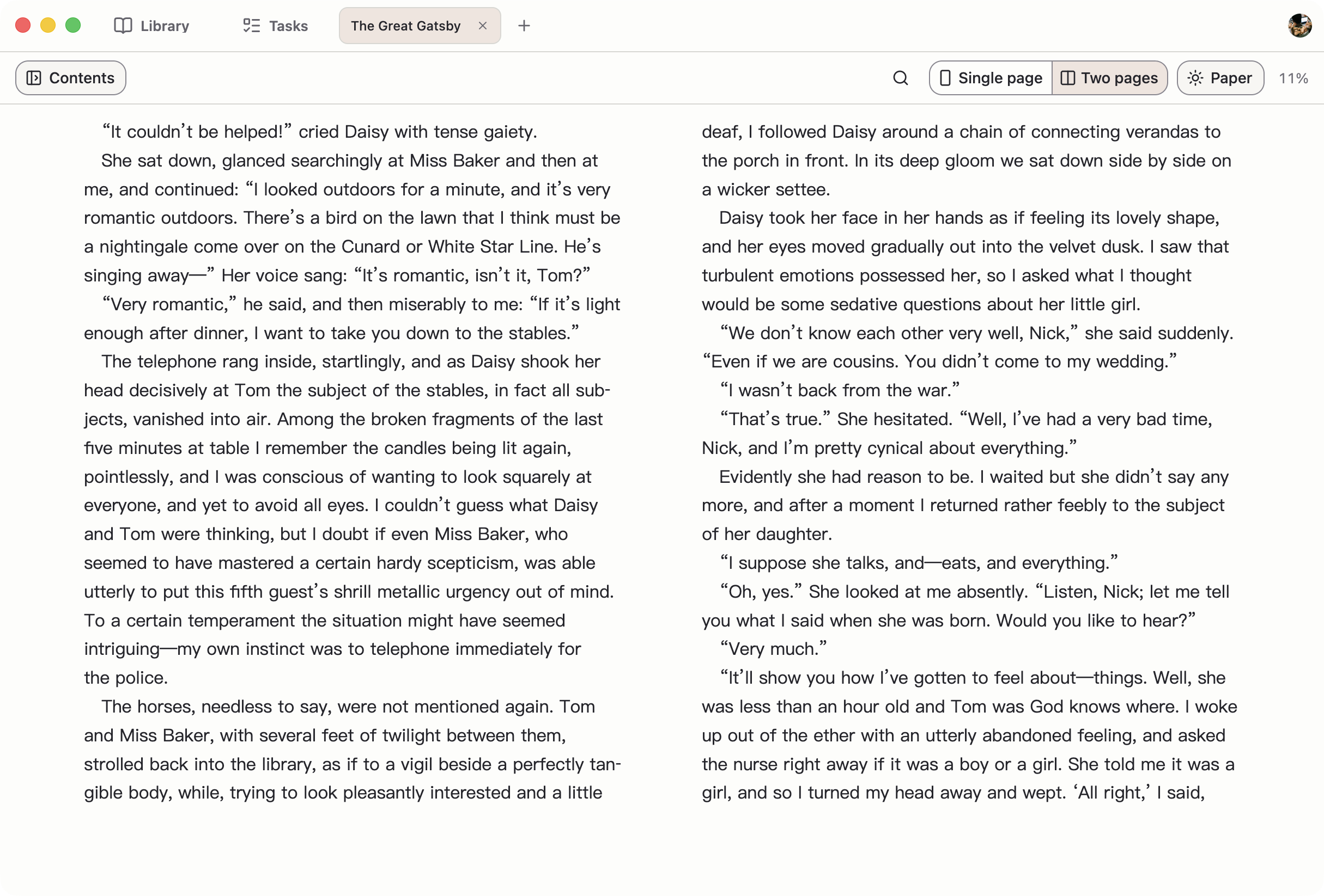 EPUB reading in the PDF Craft desktop app